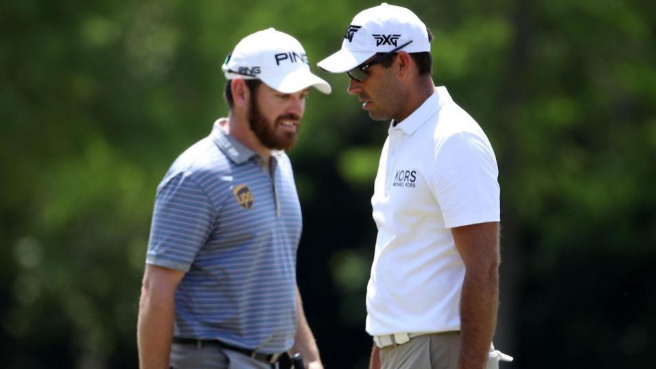 Golfers Louis Oosthuizen and Charl Schwartzel